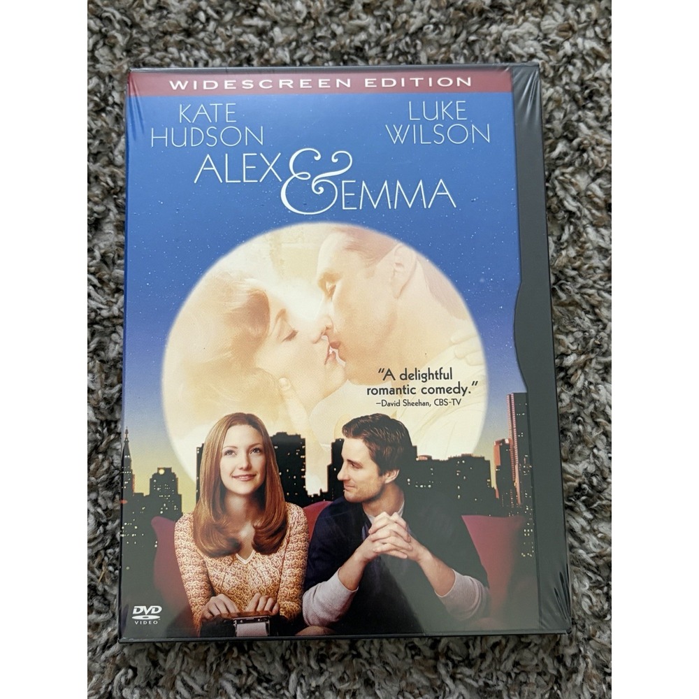 Alex & Emma (DVD, 2003, Widescreen Edition) NEW Sealed Luke Wilson Kate Hudson